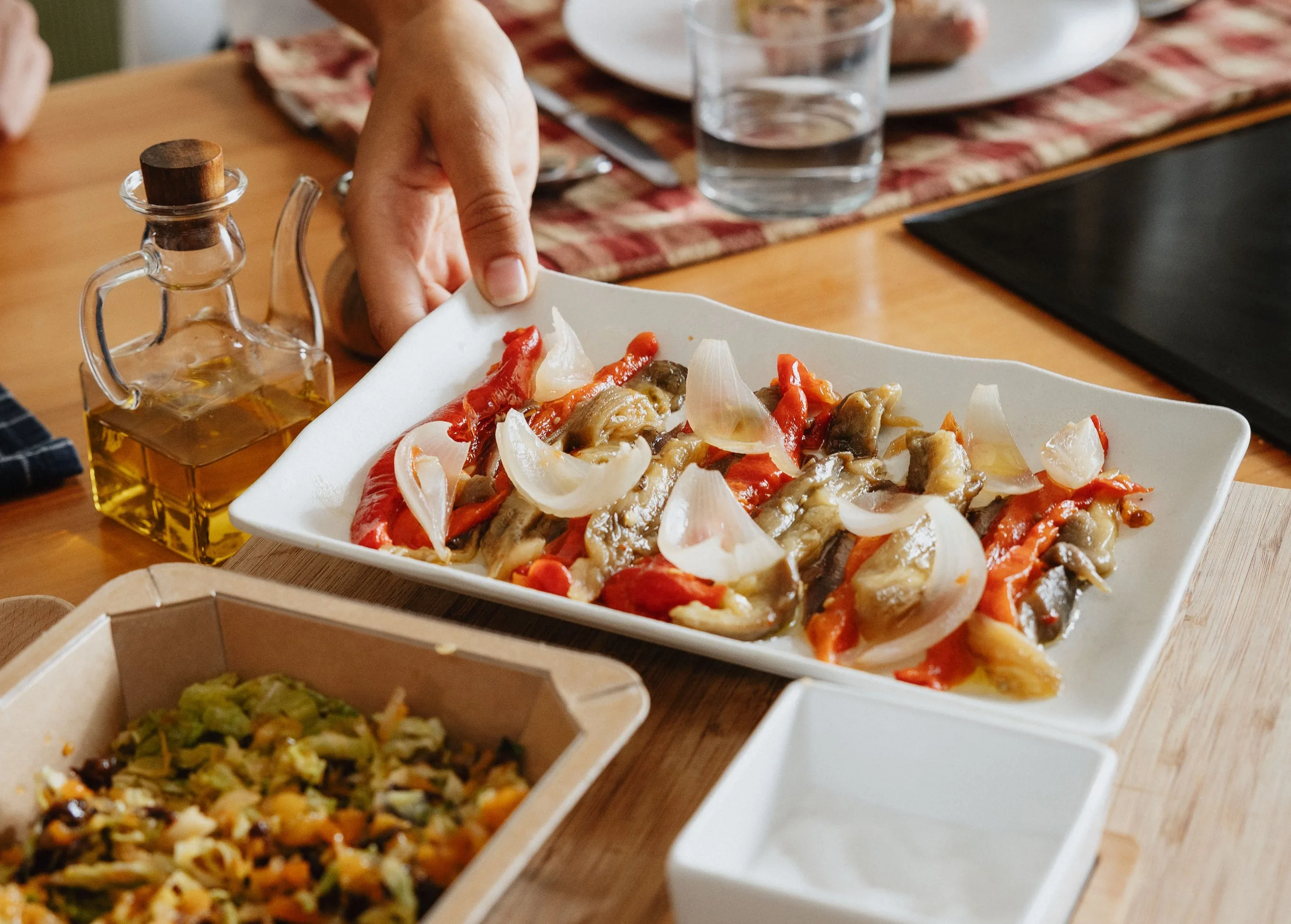 Plato emplatado combinando verduras Weilo con la proteína favorita